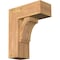 Ekena Millwork Imperial Block Smooth Bracket w/ Offset Brace, Western Red Cedar, 7 1/2"W x 18"D x 22"H BKT0806X18X22IMP05SWR - alternate 1